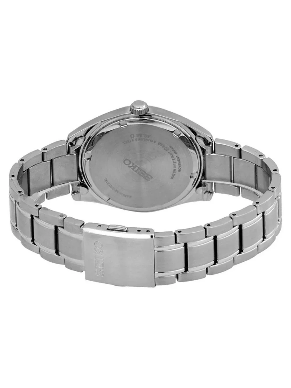 NWT Seiko Essentials Quartz Black Dial Men's Watch